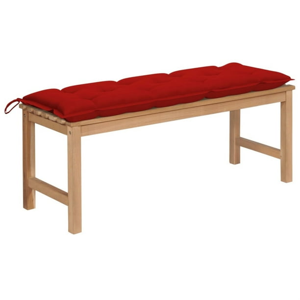 vidaXL Garden Bench Cushion Weather Resistant Red 47.2" Outdoor Seat Cushion vidaXL Garden Bench Cushion Weather Resistant Red 47.2" Outdoor Seat Cushion